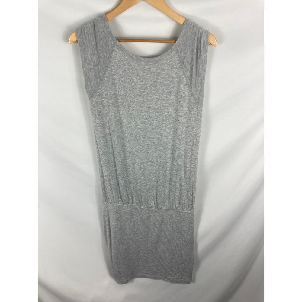 Lou & Grey Heather Grey Sleeveless Drop Waist Casual Lounge Dress Size Small